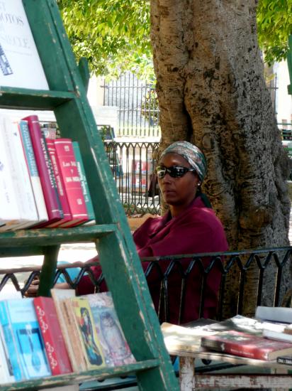 Une bouquiniste