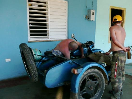 Entretien motocycliste