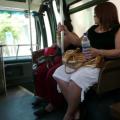 En bus...