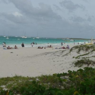 Plage de sable blanc