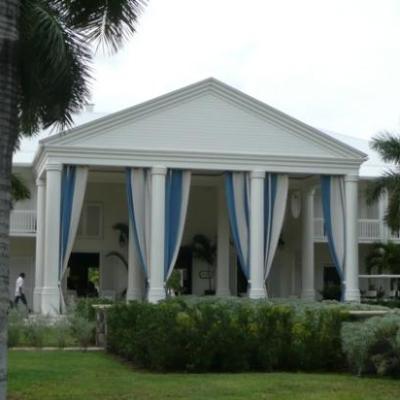 Entrée d'un très bel hôtel