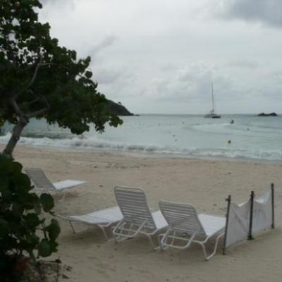 Plage de sable blanc